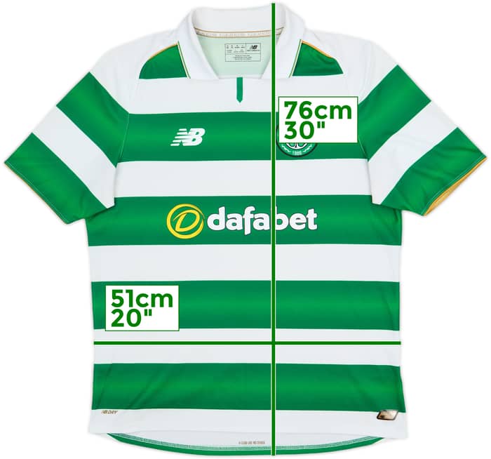 2016-17 Celtic Home Shirt - 6/10 - (M)