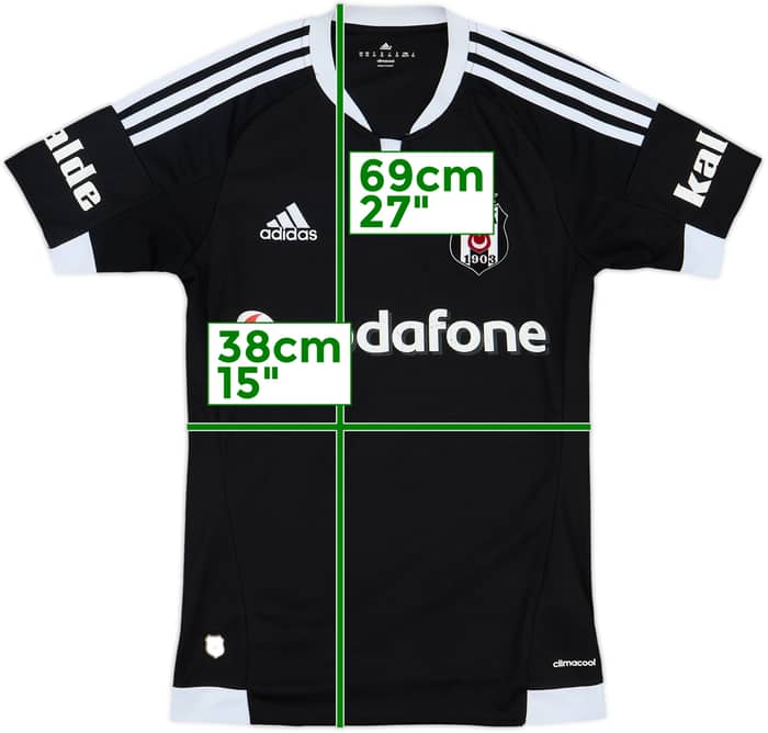 Camiseta de la tercera equipación del Besiktas 2015-16 - 6/10 - (XS)