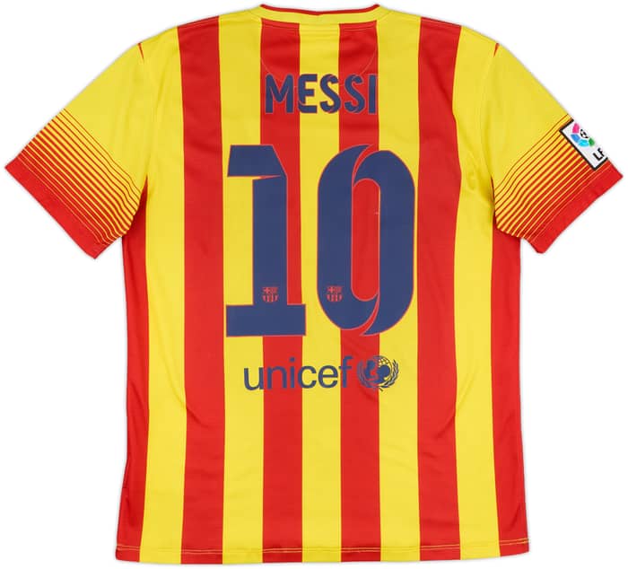 2013-15 Barcelona Away Shirt Messi #10 - 6/10 - (M)