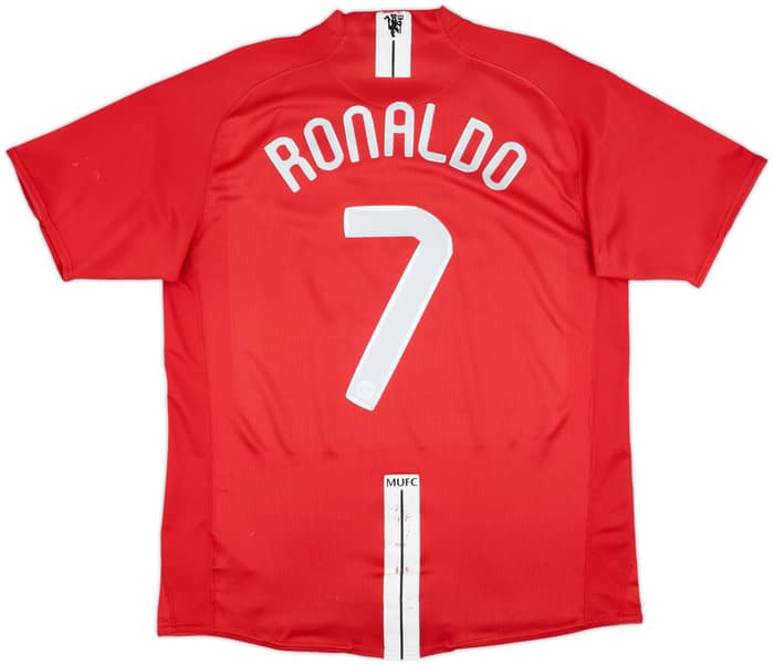 2007-09 Manchester United Home Shirt Ronaldo #7 - 5/10 - (L)