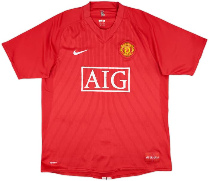 2007-09 Manchester United Home Shirt Ronaldo #7 - 5/10 - (L)