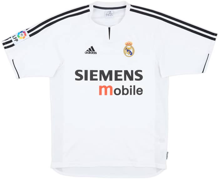 2003-04 Real Madrid Home Shirt Zidane #5 - 8/10 - (S)