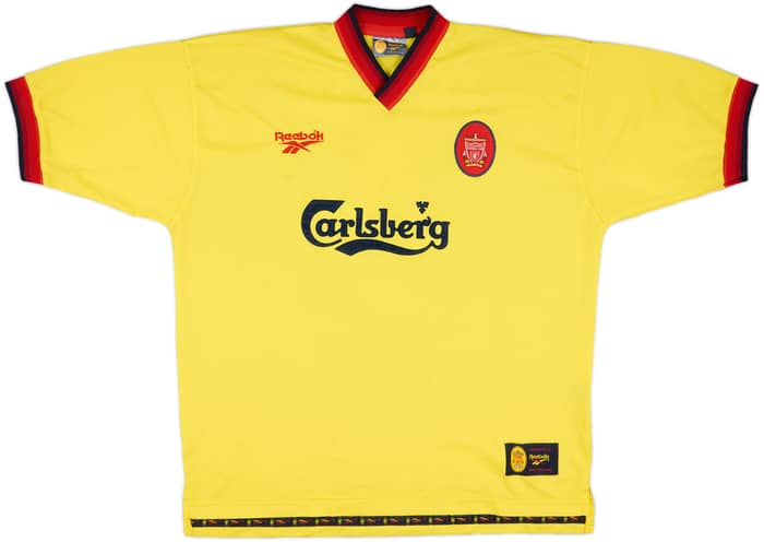 1997-99 Liverpool Away Shirt Fowler #9 - 8/10 - (XL)