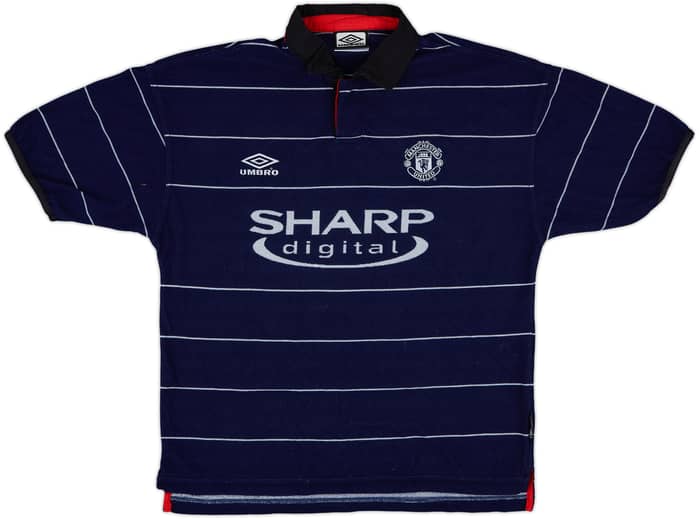 1999-00 Manchester United Away Shirt Solskjaer #20 - 9/10 - (M)