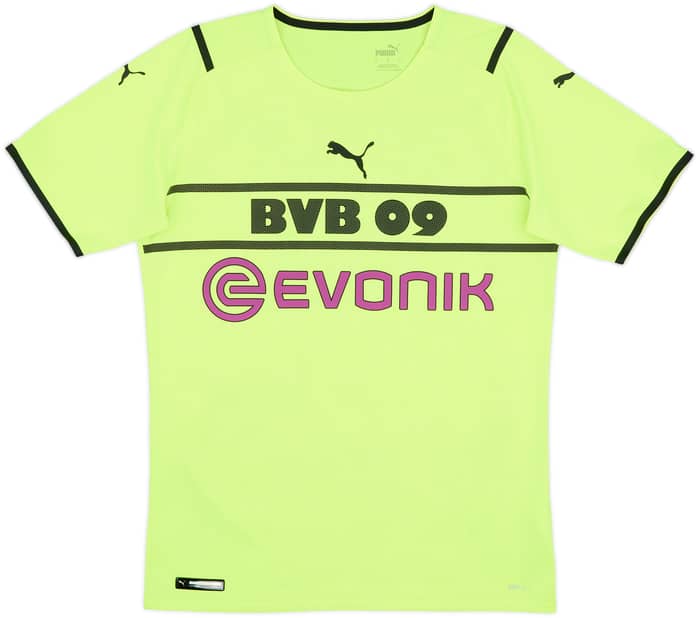 2021-22 Borussia Dortmund Authentic European Home Shirt Haaland #9 - 9/10 - (L)