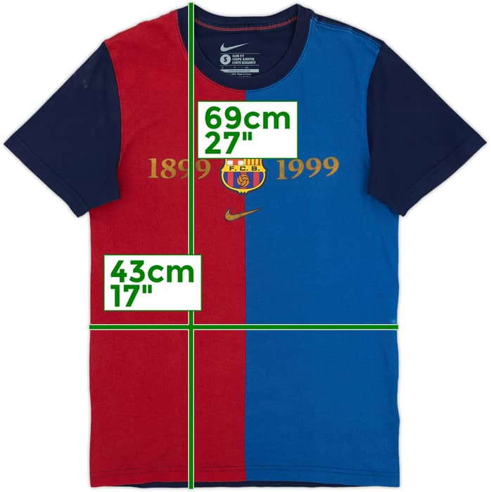 2012-13 Barcelona Nike Cotton Tee - 8/10 - (S)