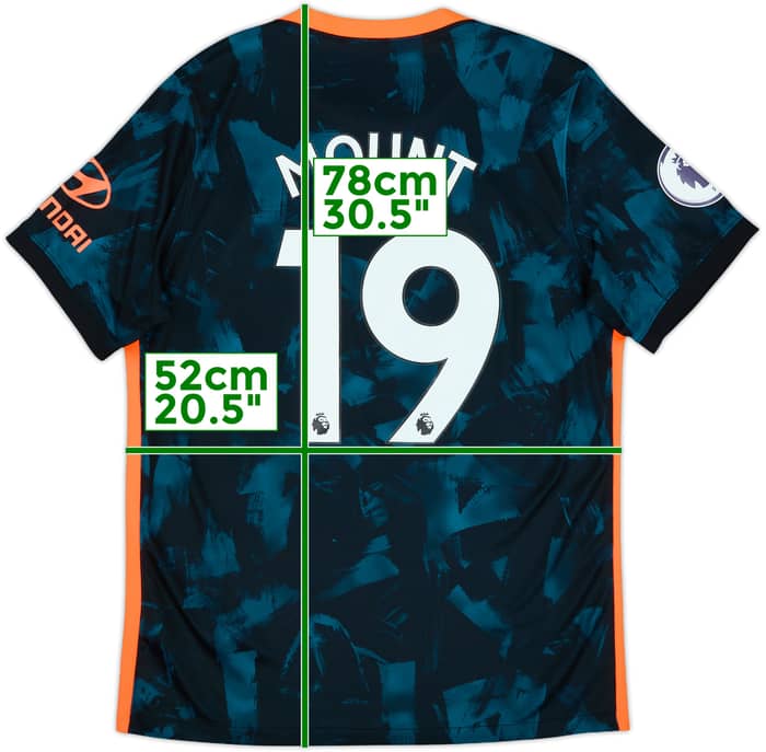 2021-22 Chelsea Third Shirt Mount #19 - 9/10 - (L)