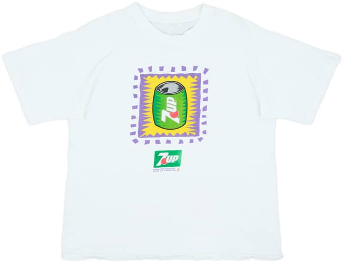 1992-93 Fiorentina 7-Up Graphic Tee - 8/10 - (M)