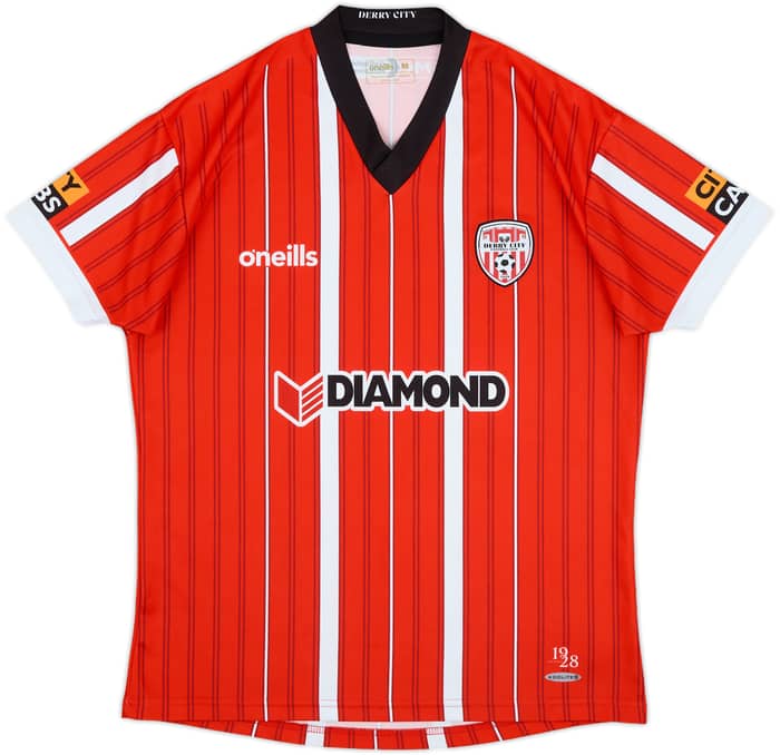 2022-23 Derry City Home Shirt - 9/10 - (M)