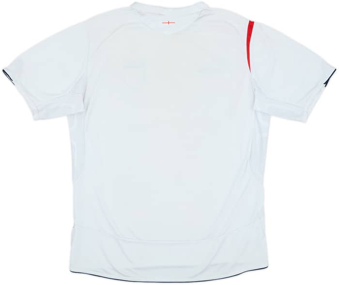 2005-07 England Home Shirt - 5/10 - (XL)