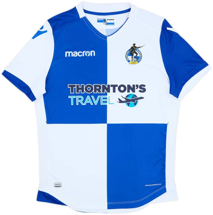 2017-18 Bristol Rovers Home Shirt - 9/10 - (M)