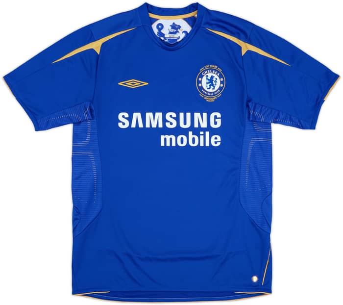 2005-06 Chelsea Centenary Home Shirt Del Horno #3 - 7/10 - (M)