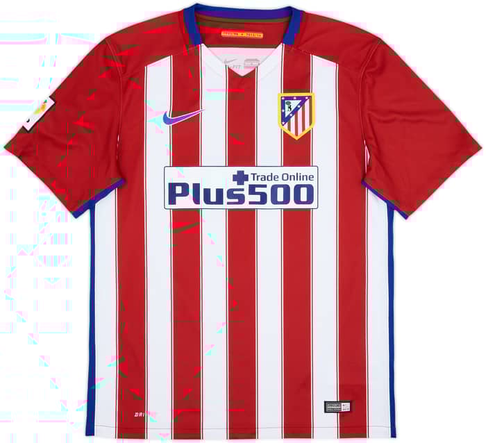 2015-16 Atletico Madrid Home Shirt J.M. Gimenez #24 - 8/10 - (M)