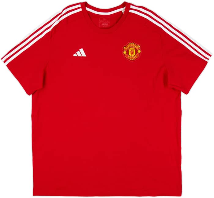 2025-26 Manchester United adidas Cotton Tee - 7/10 - (XXL)