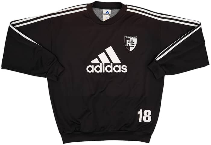 2000-01 FC Lagenthal Player Issue adidas Sweat Top #18 - 6/10 - (M)