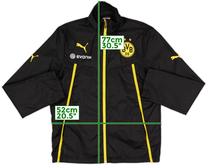 2014-15 Borussia Dortmund Puma Track Jacket - 8/10 - (XL.Boys)