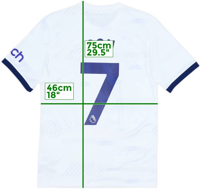 2023-24 Tottenham Home Shirt Son #7 - 10/10 - (S)