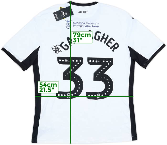 2019-20 Swansea Home Shirt Gallagher #33 (XL)