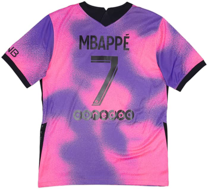 2020-21 Paris Saint-Germain Fourth Shirt Mbappe #7 - 9/10 - (M)