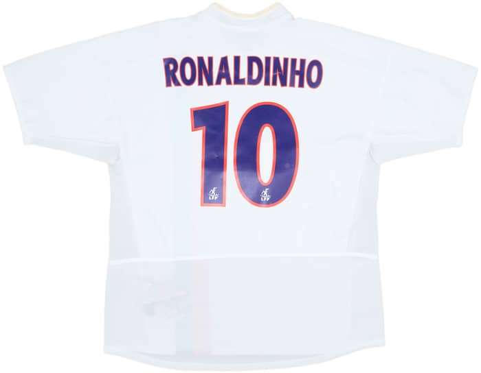 2002-03 Paris Saint-Germain Away Shirt Ronaldinho #10 - 6/10 - (XL)