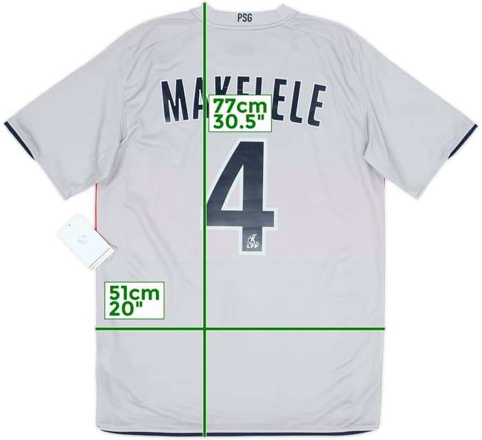 2008-09 Paris Saint-Germain Away Shirt Makelele #4 (S)