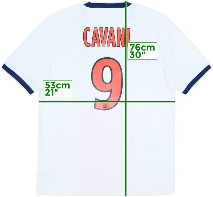 2013-14 Paris Saint-Germain Away Shirt Cavani #9 - 7/10 - (M)