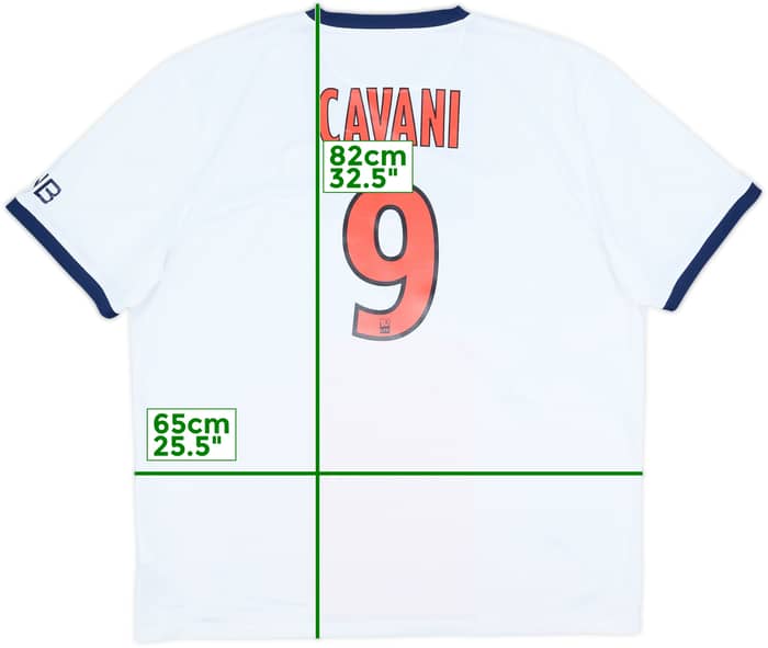 2013-14 Paris Saint-Germain Away Shirt Cavani #9 - 9/10 - (XXL)