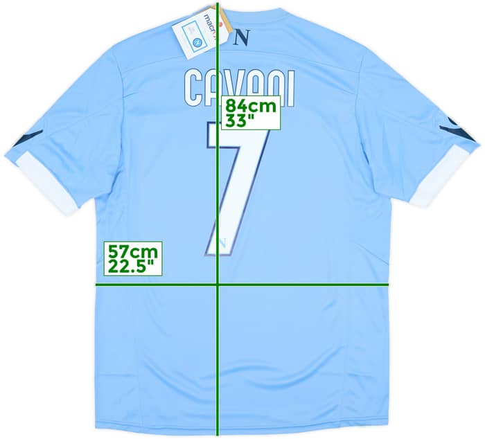 2010-11 Napoli Home Shirt Cavani #7 (XL)