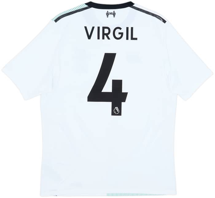 2017-18 Liverpool Away Shirt Virgil #4 - 9/10 - (S)