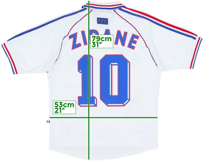 1998 France Away Shirt Zidane #10 - 6/10 - (L)