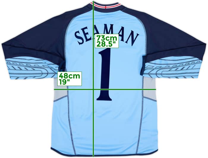 2002-03 England GK Shirt Seaman #1 - 8/10 - (S)
