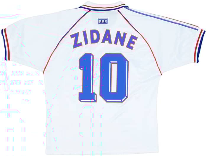 1998 France Away Shirt Zidane #10 - 8/10 - (XL)