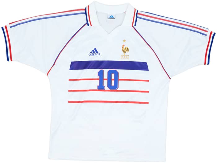 1998 France Away Shirt Zidane #10 - 8/10 - (XL)
