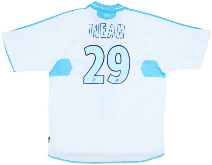 2000-01 Olympique Marseille Home Shirt Weah #29 - 5/10 - (XL)