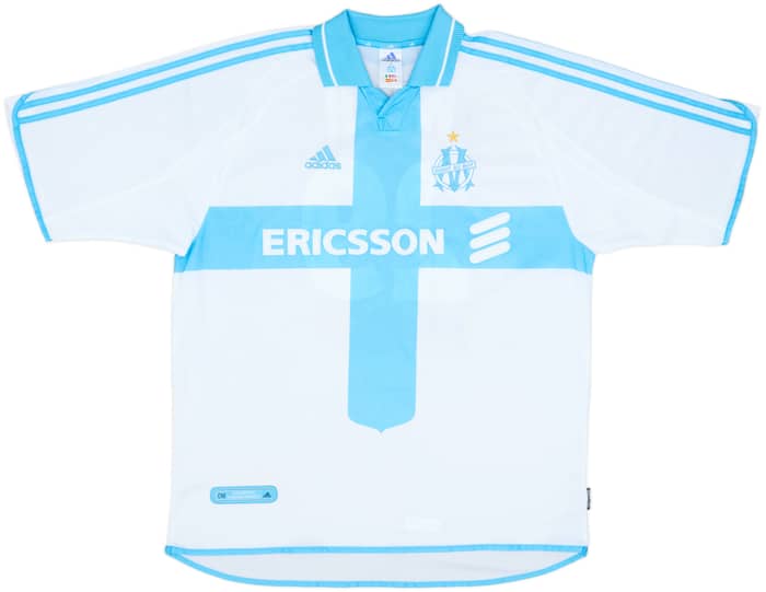 2000-01 Olympique Marseille Home Shirt Weah #29 - 5/10 - (XL)