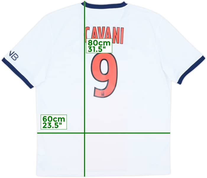 2013-14 Paris Saint-Germain Away Shirt Cavani #9 - 8/10 - (XL)