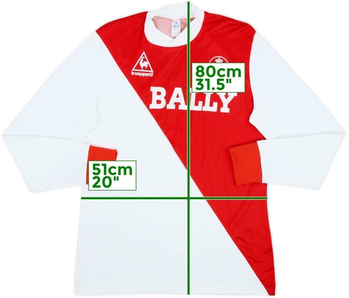 1982-83 Monaco Home L/S Shirt - 8/10 - (XL)