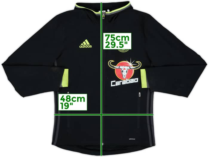 2016-17 Chelsea adidas Hooded Rain Jacket - 5/10 - (S)