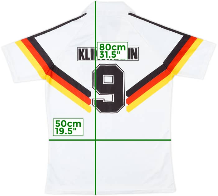 1988-90 West Germany Fan Shirt Klinsmann #9 - 9/10 - (S)