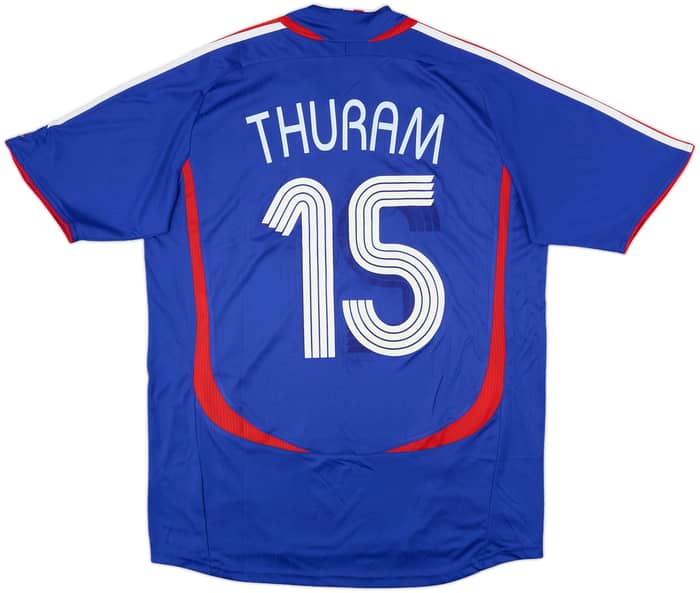 2006-07 France Home Shirt Thuram #15 - 5/10 - (L)