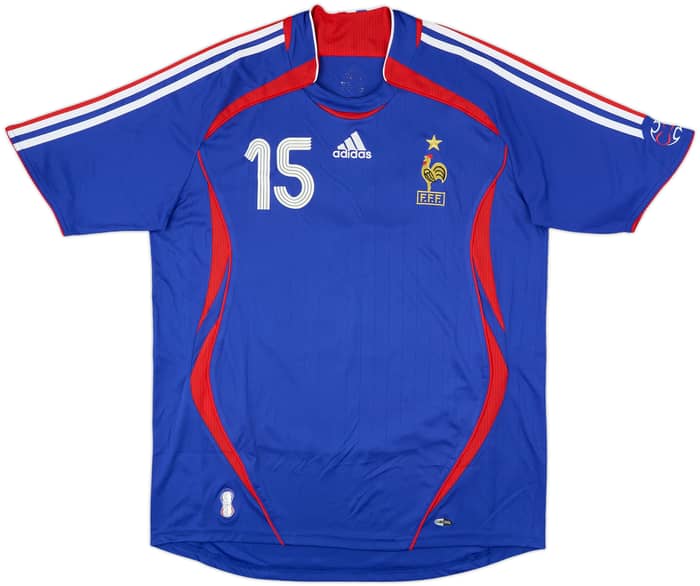 2006-07 France Home Shirt Thuram #15 - 5/10 - (L)