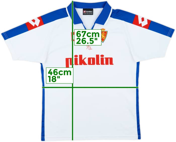 2003-05 Real Zaragoza Home Shirt - 6/10 - (XL.Boys)