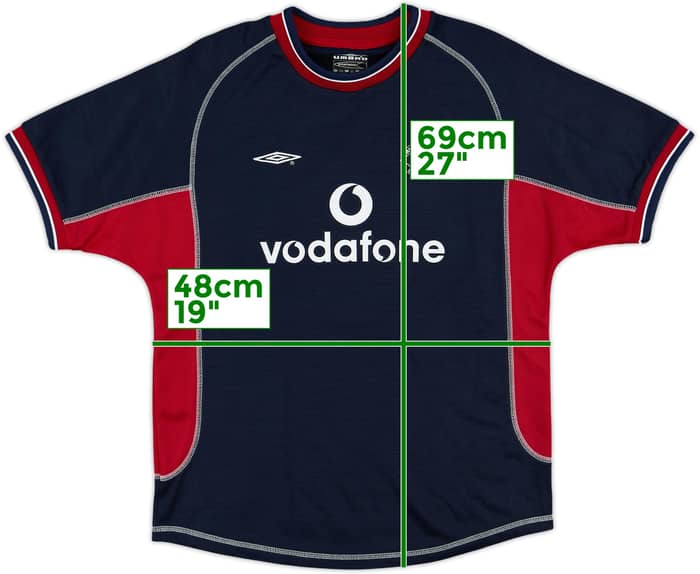 2000-01 Manchester United Third Shirt Stam #6 - 8/10 - (L.Boys)