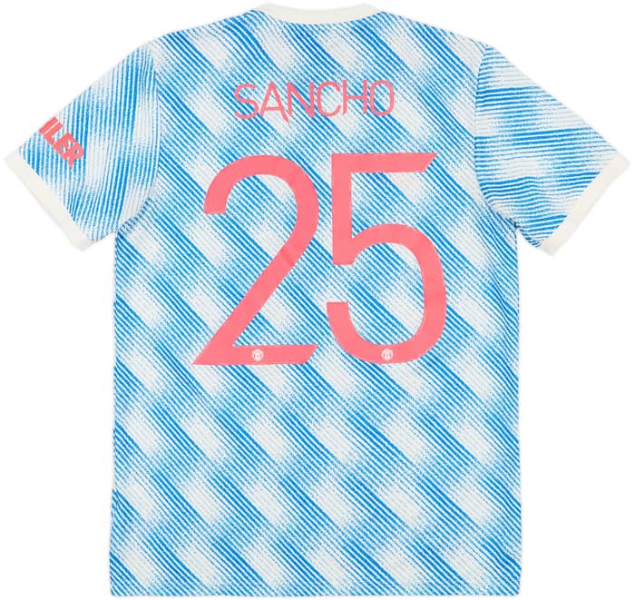 2021-22 Manchester United Away Shirt Sancho #25 - 9/10 - (M)