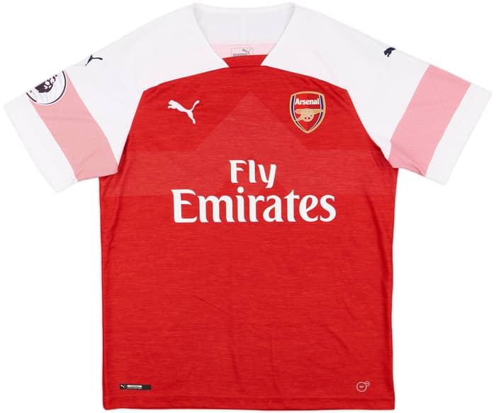 2018-19 Arsenal Home Shirt Saka #7 - 8/10 - (L)