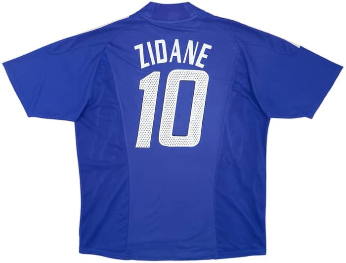 2002-04 France Home Shirt Zidane #10 - 6/10 - (XXL)