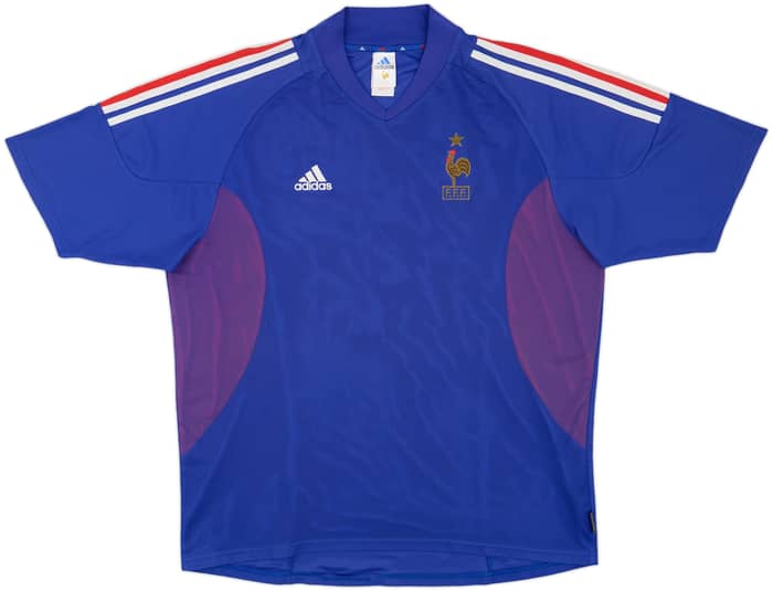 2002-04 France Home Shirt Zidane #10 - 6/10 - (XXL)