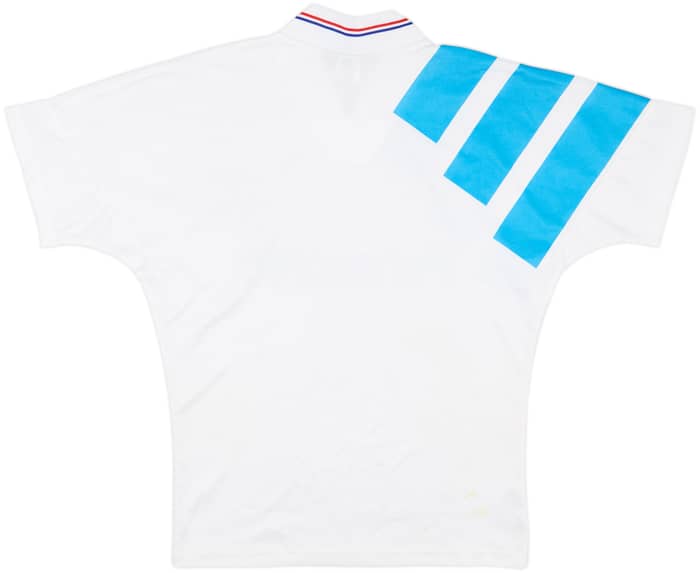 1991-92 Olympique Marseille Home Shirt - 8/10 - (M)