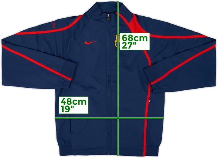 2007-08 Barcelona Nike Track Jacket - 9/10 - (S)