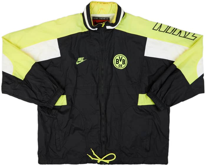 1996-97 Borussia Dortmund Nike Hooded Rain Jacket - 8/10 - (XL)